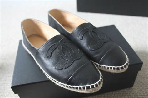 chanel espadrille replica|chanel espadrilles flat shoes.